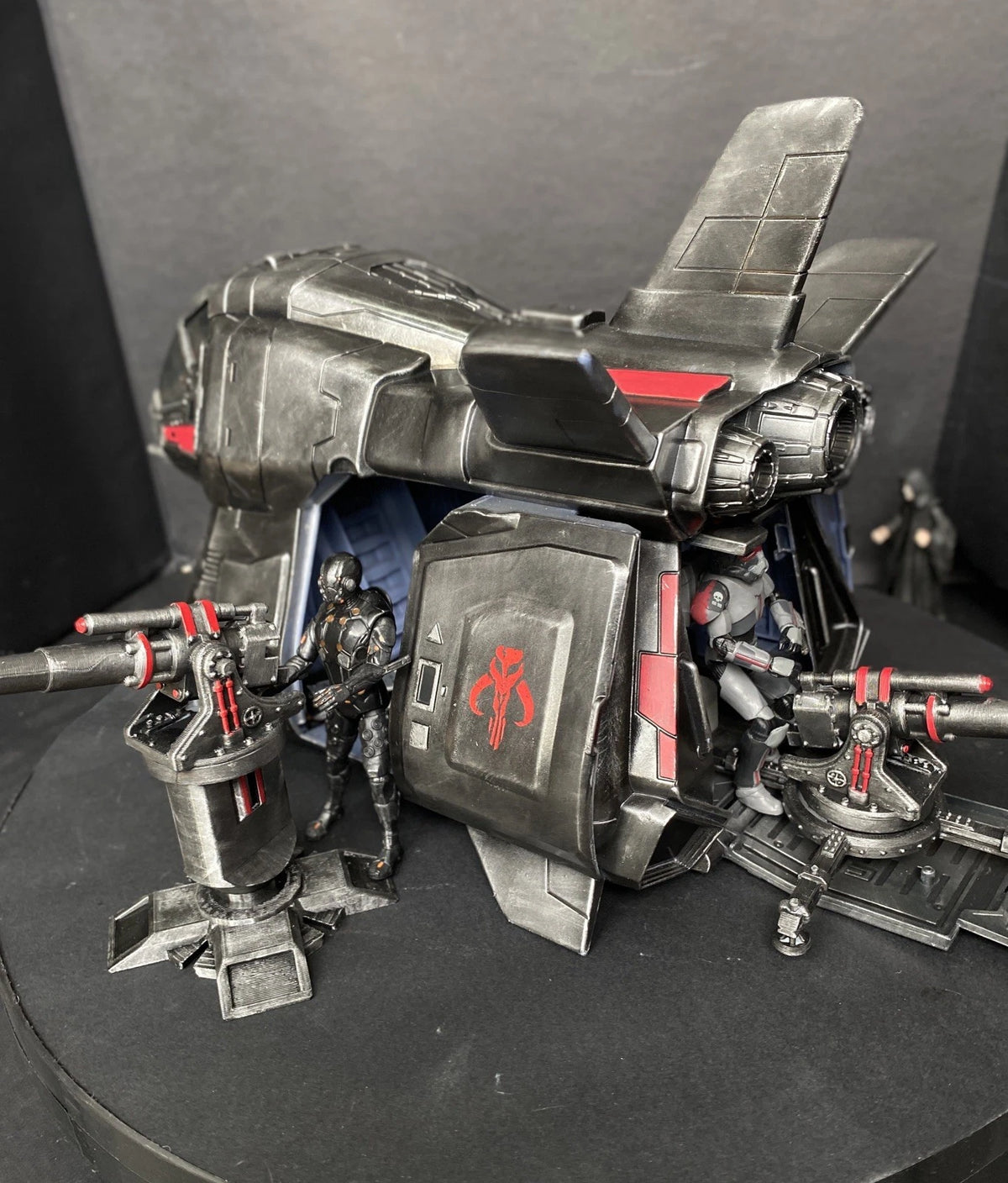 HISS-VTOL “Black Asp” – Cobra Dropship Gunship 3.75” Custom G.I. Joe collectible