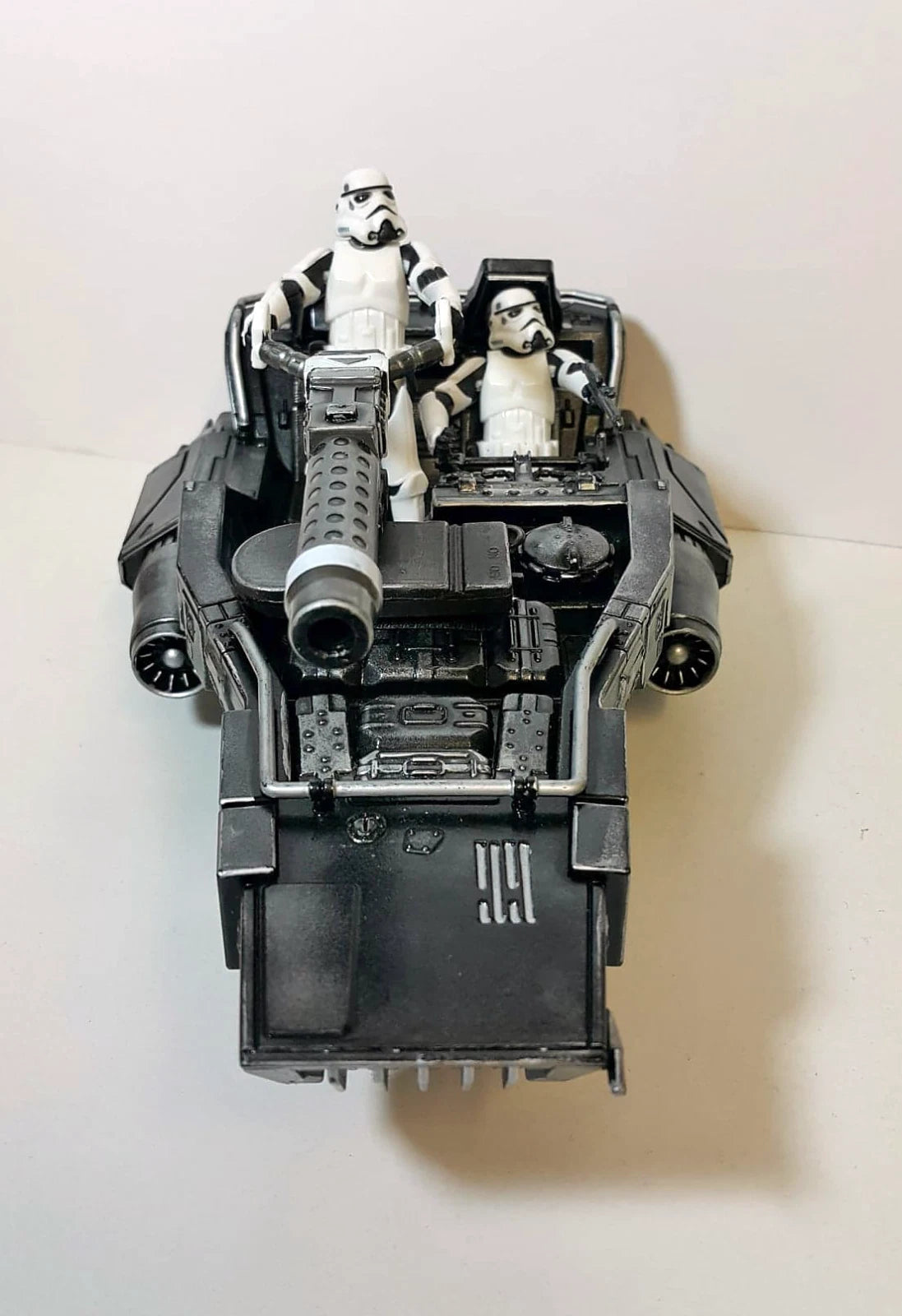 Imperial “Night Lance” Assault Speeder – Hand-Painted Star Wars vintage Custom - view 6