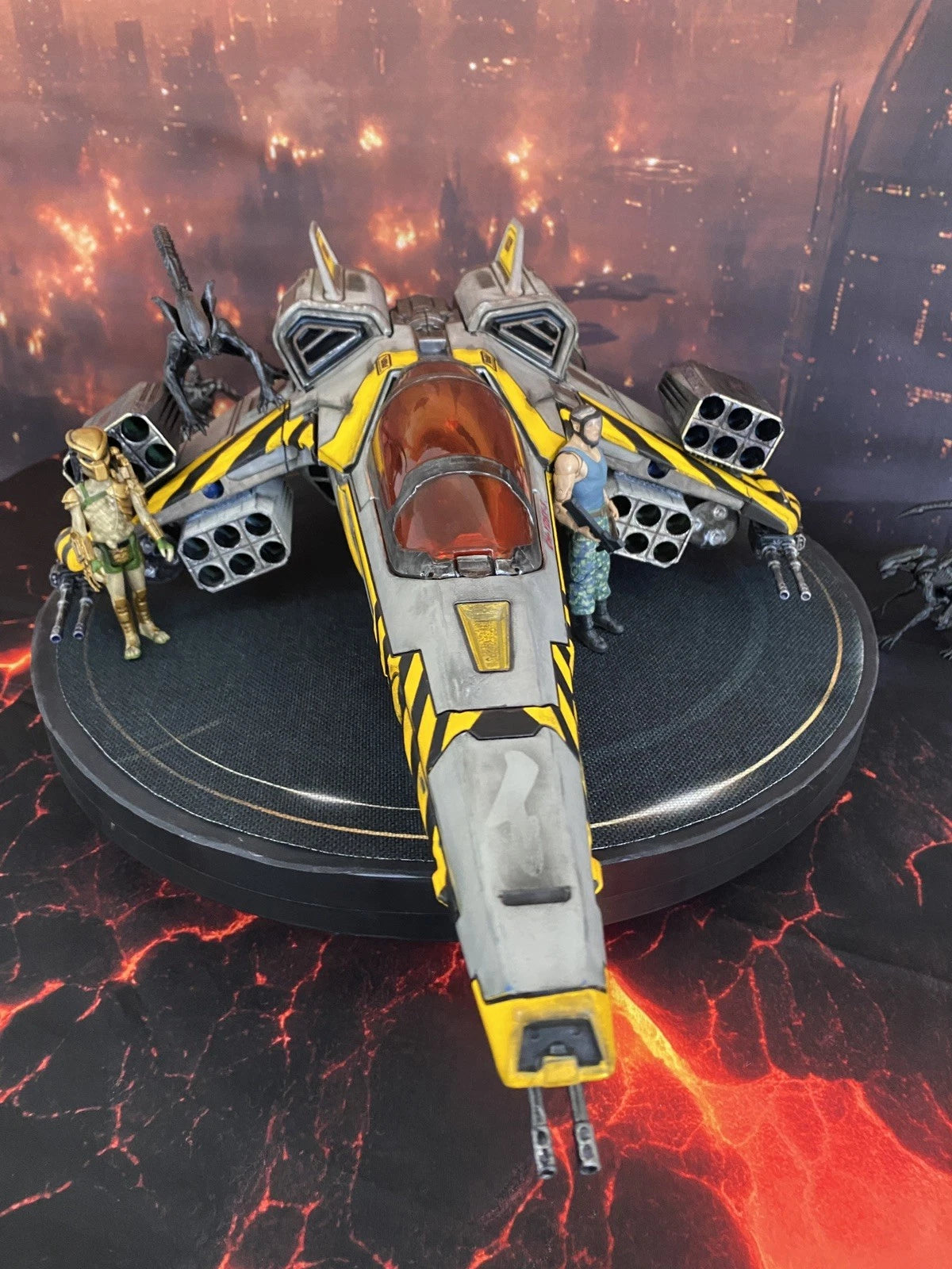 GI JOE COBRA Firebreak V-752 Interdiction Gunship Custom Collectible Vintage
