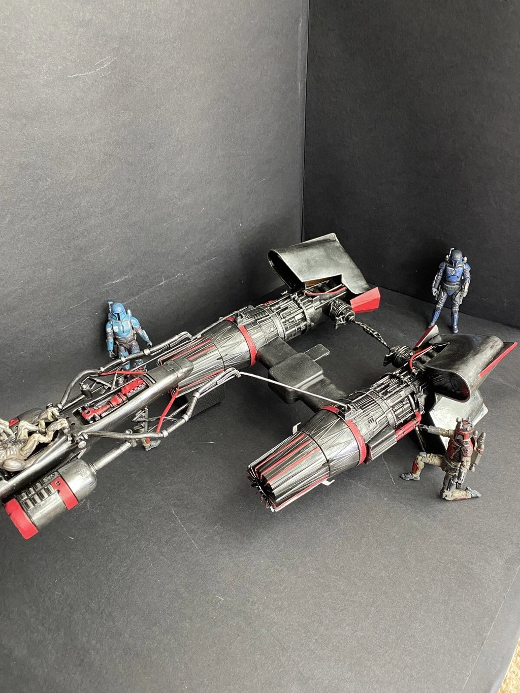 Star Wars Death Watch Pod Racer Original 1999 Kenner Vintage Black Series Empire - view 11