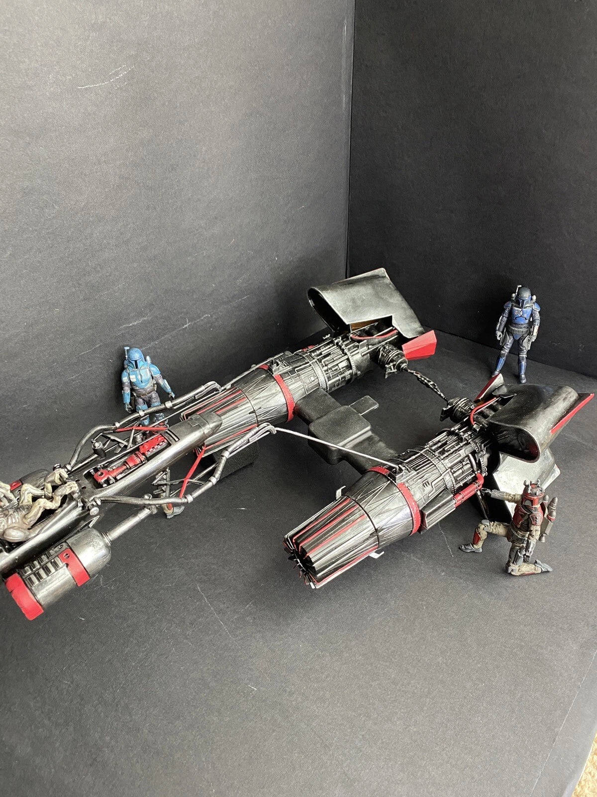 Star Wars Death Watch Pod Racer Original 1999 Kenner Vintage Black Series Empire - view 11
