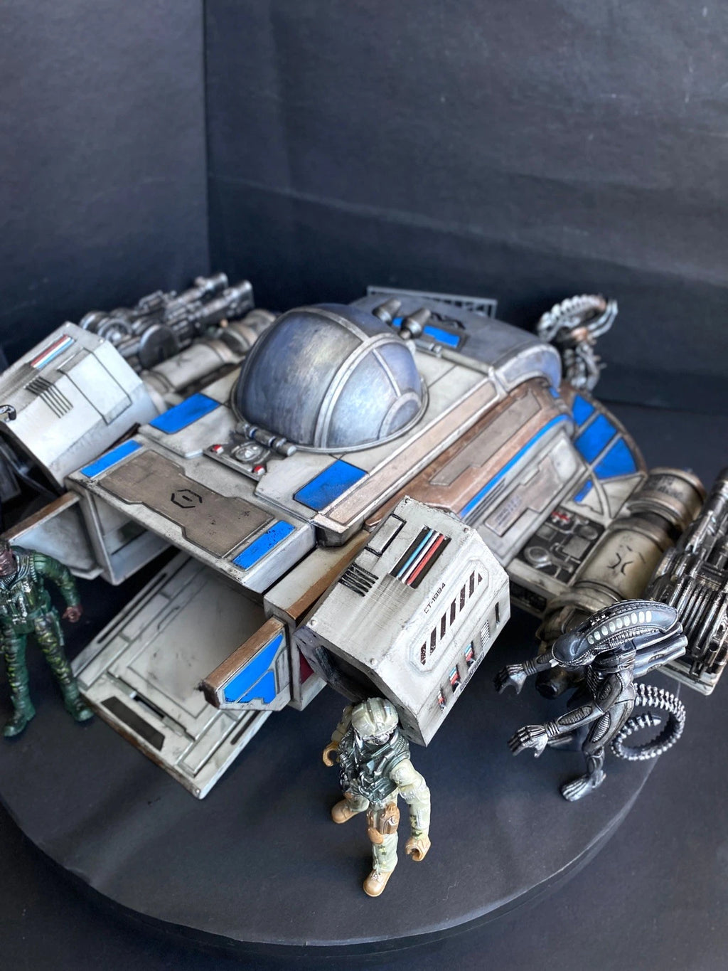 Vigilant Warden” – Custom Star Wars Dropship Andor Jedi Sith Empire Vintage