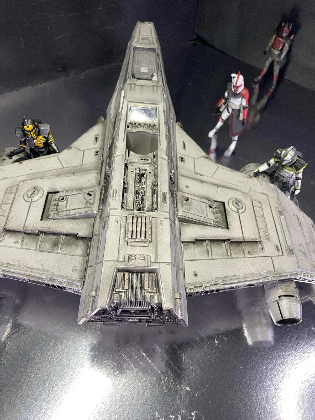 T-52 E-Wing Ghost Hound Imperial Interceptor Star Wars Andor Kenner Collectible