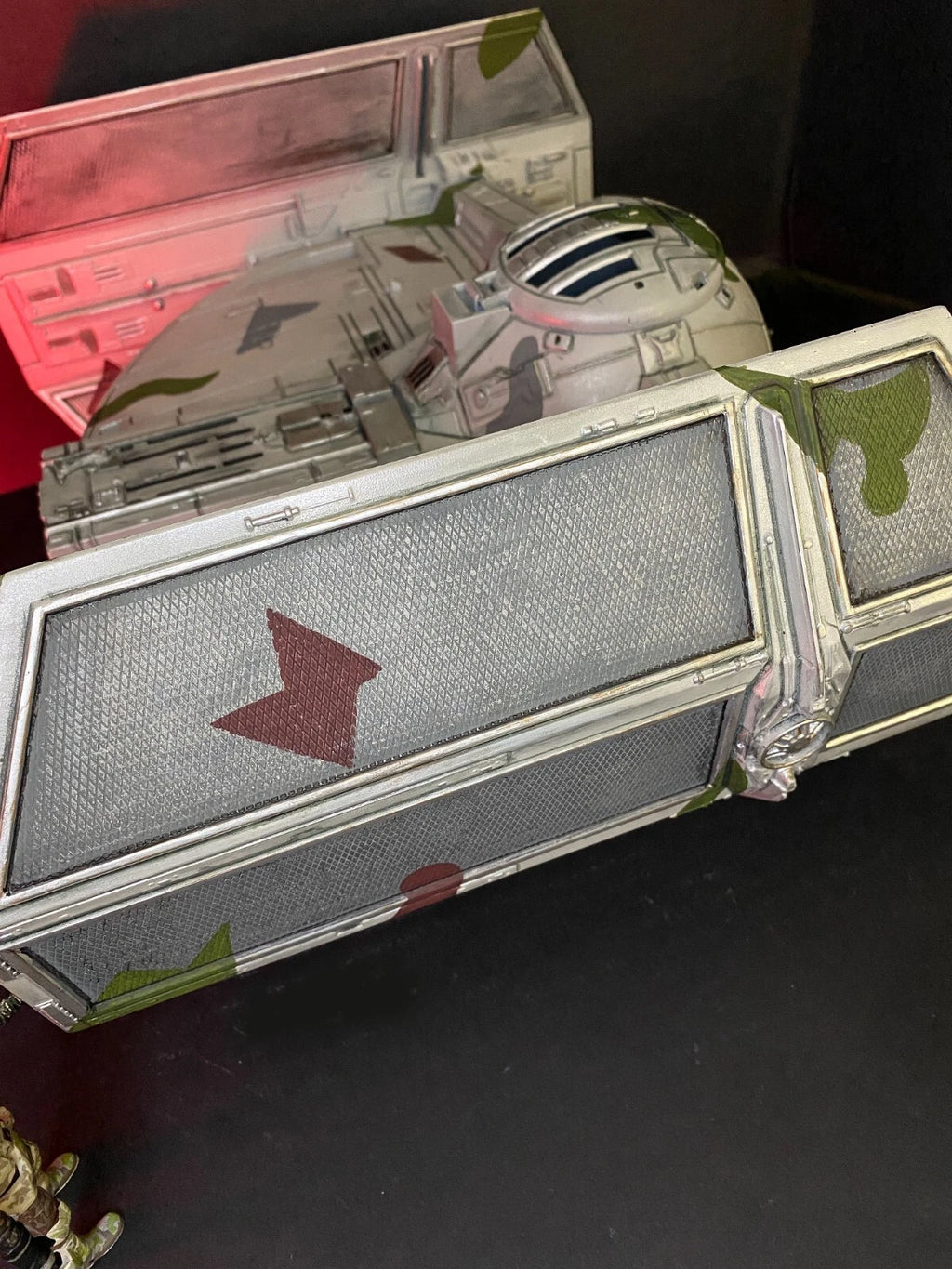 Star Wars Jungle Recon Tie Fighter Interceptor Sith Empire Vintage Kenner Custom - view 12