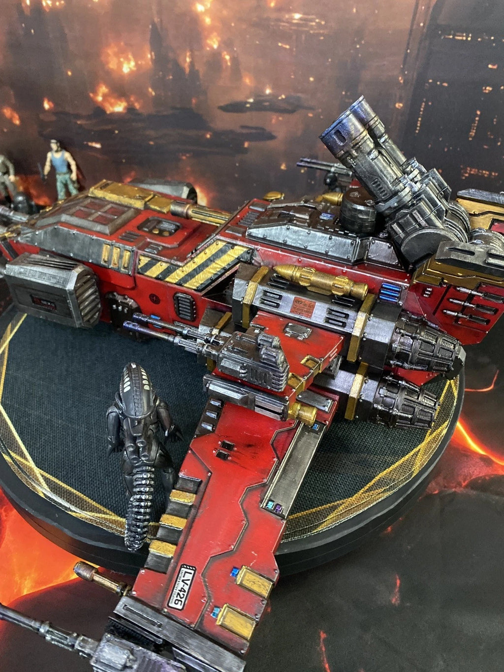 Aliens Predator WEYLAND-YUTANI “OBSIDIAN CLAUSE” GUNSHIP |  Romulus Earth Custom