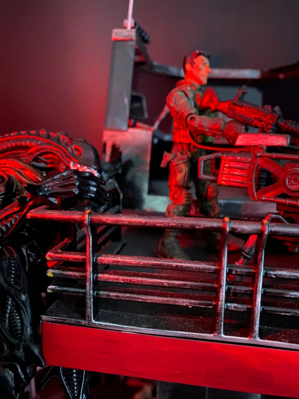 GI Joe Cobra Commander Snake Eyes Destro Custom Diorama Battle Base Collectible