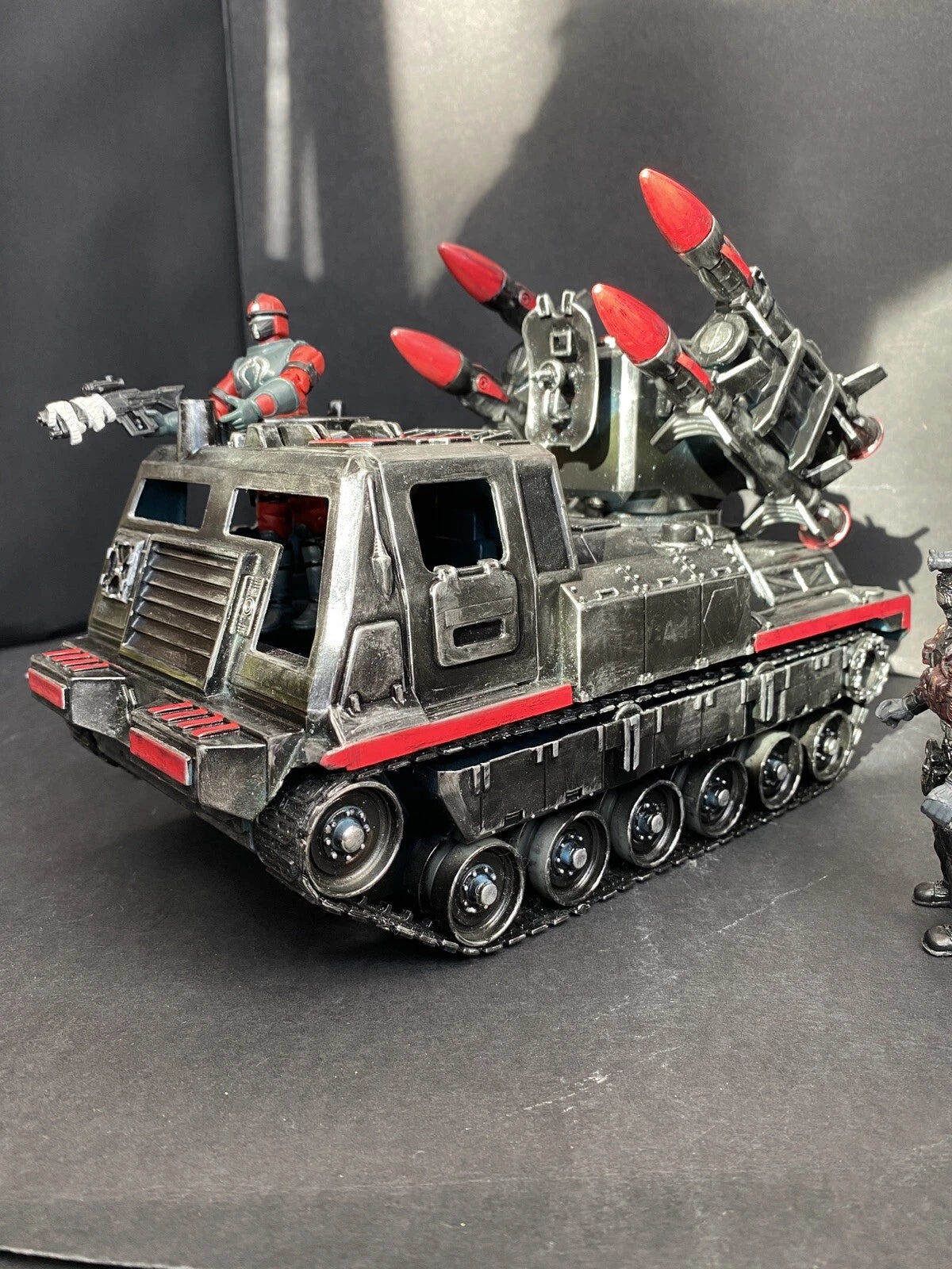 COBRA “RATTLETRACK” MISSILE CRAWLER | GI JOE Heavy Strike Launcher collectible