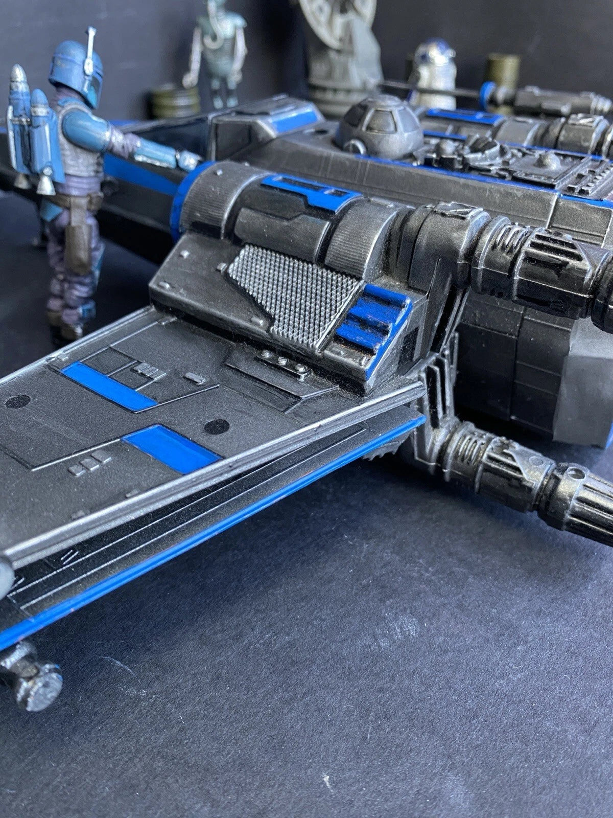Star Wars RZ-9 “Nightglass” X-wing Interceptor | Custom Starfighter Diorama