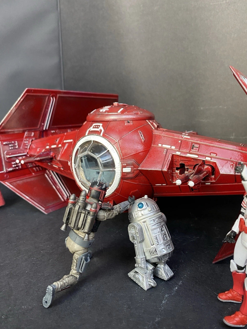 Star Wars TIE Fighter Custom Vintage Kenner Imperial Empire Sith ROTJ Collection