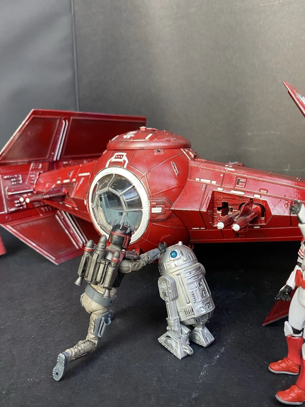 Star Wars TIE Fighter Custom Vintage Kenner Imperial Empire Sith ROTJ Collection