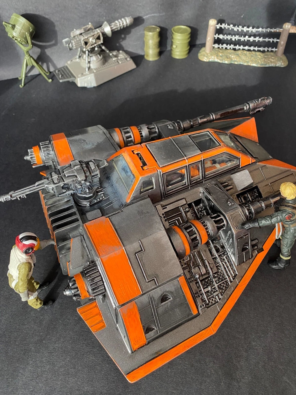 Star Wars Rebel Snowspeeder Endor Hoth Empire Strikes back Vintage Kenner Custom - view 22