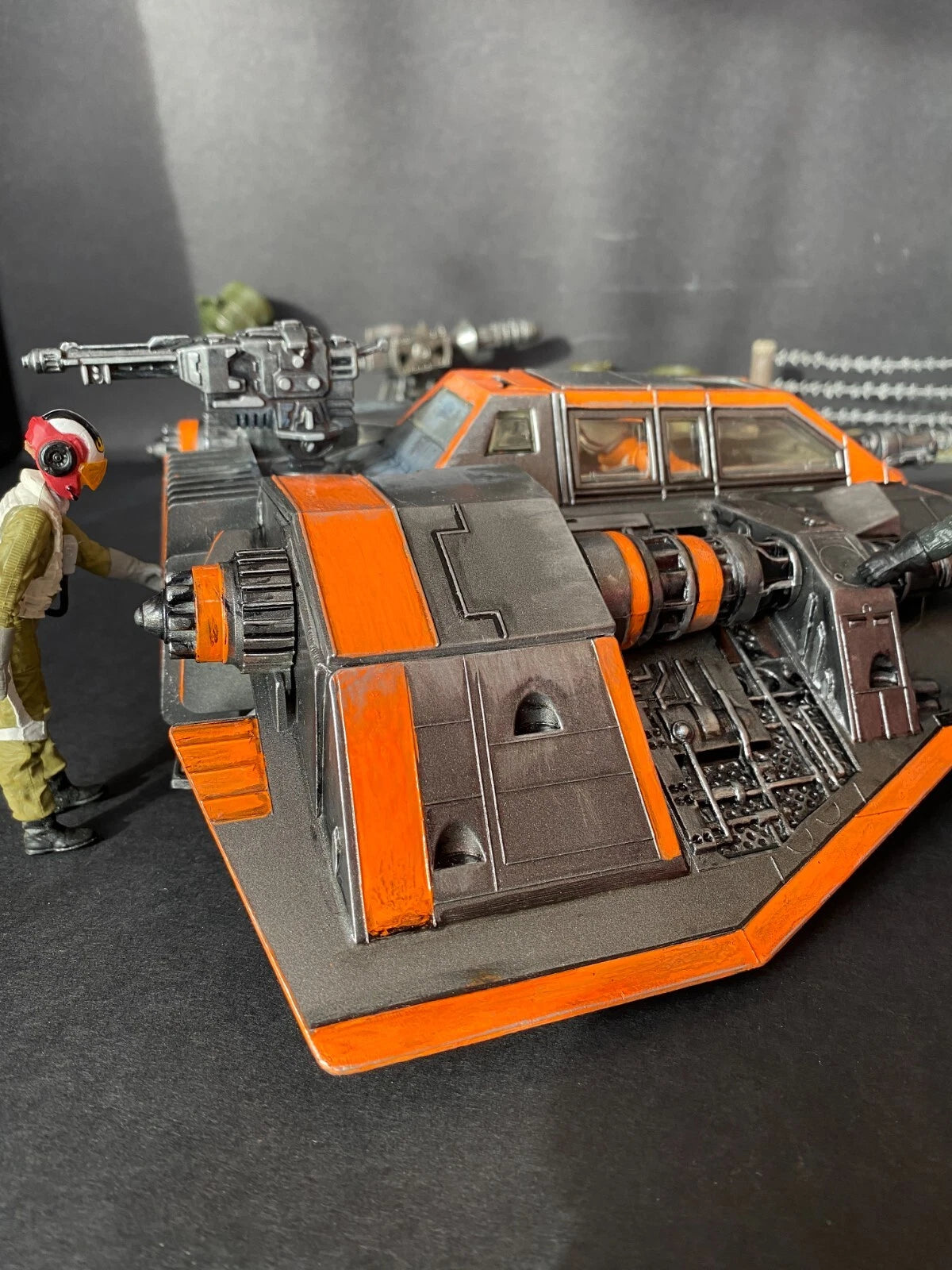 Star Wars Rebel Snowspeeder Endor Hoth Empire Strikes back Vintage Kenner Custom - view 20