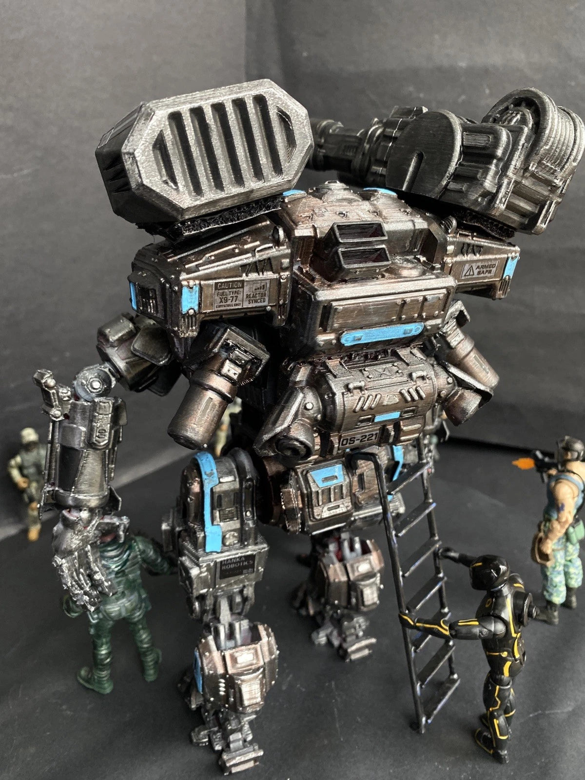 Cobra SIEGEFRAME OS-221 Urban Exo Custom Heavy Walker GI Joe vintage collectible