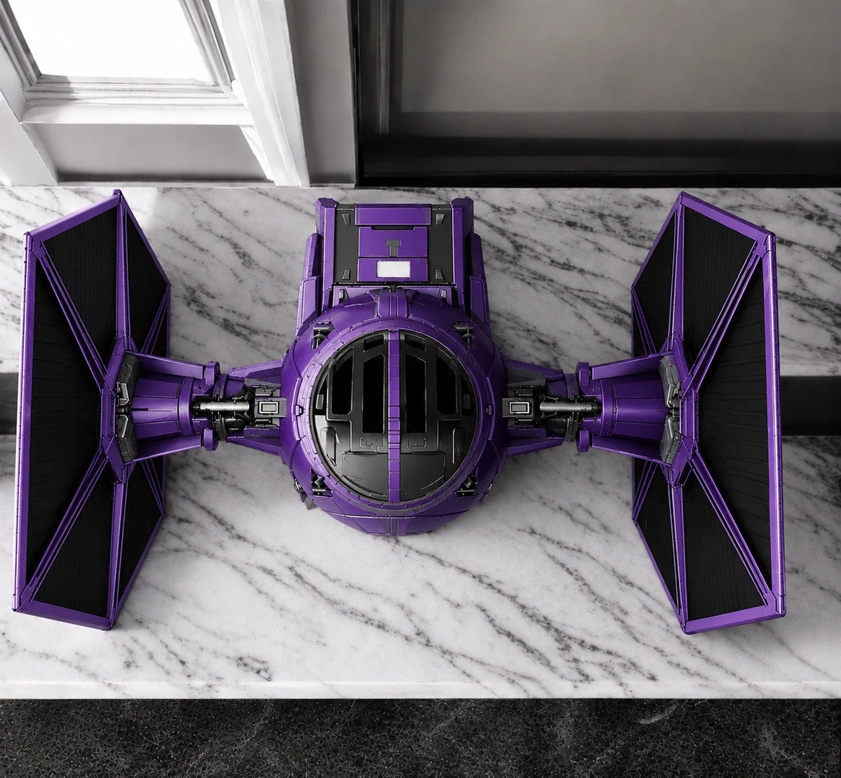 Mandalorian TIE Fighter Commission Star Wars Andor Vintage Sith Kenner Custom