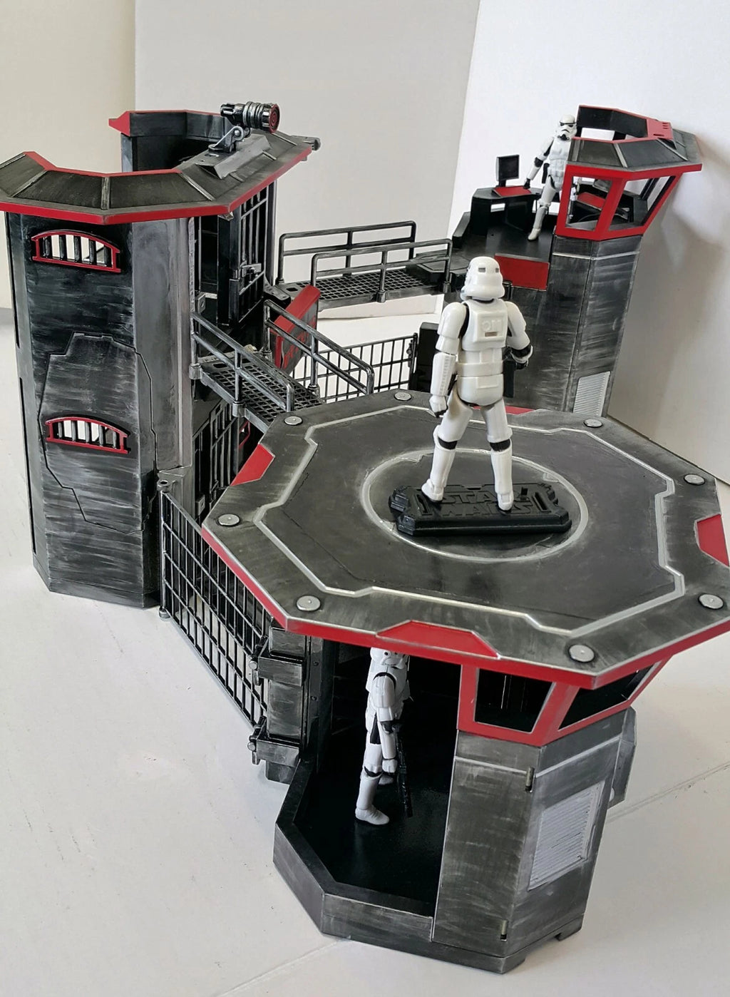 Star Wars Andor Imperial Base Diorama Custom Kenner Death Star vintage Display - view 9