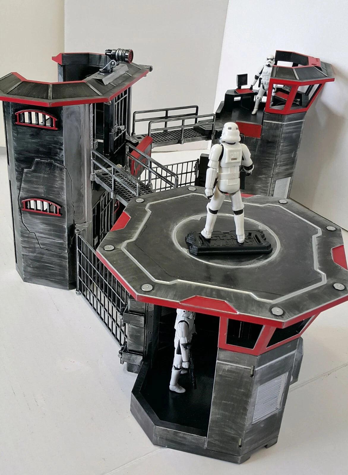 Star Wars Andor Imperial Base Diorama Custom Kenner Death Star vintage Display - view 9