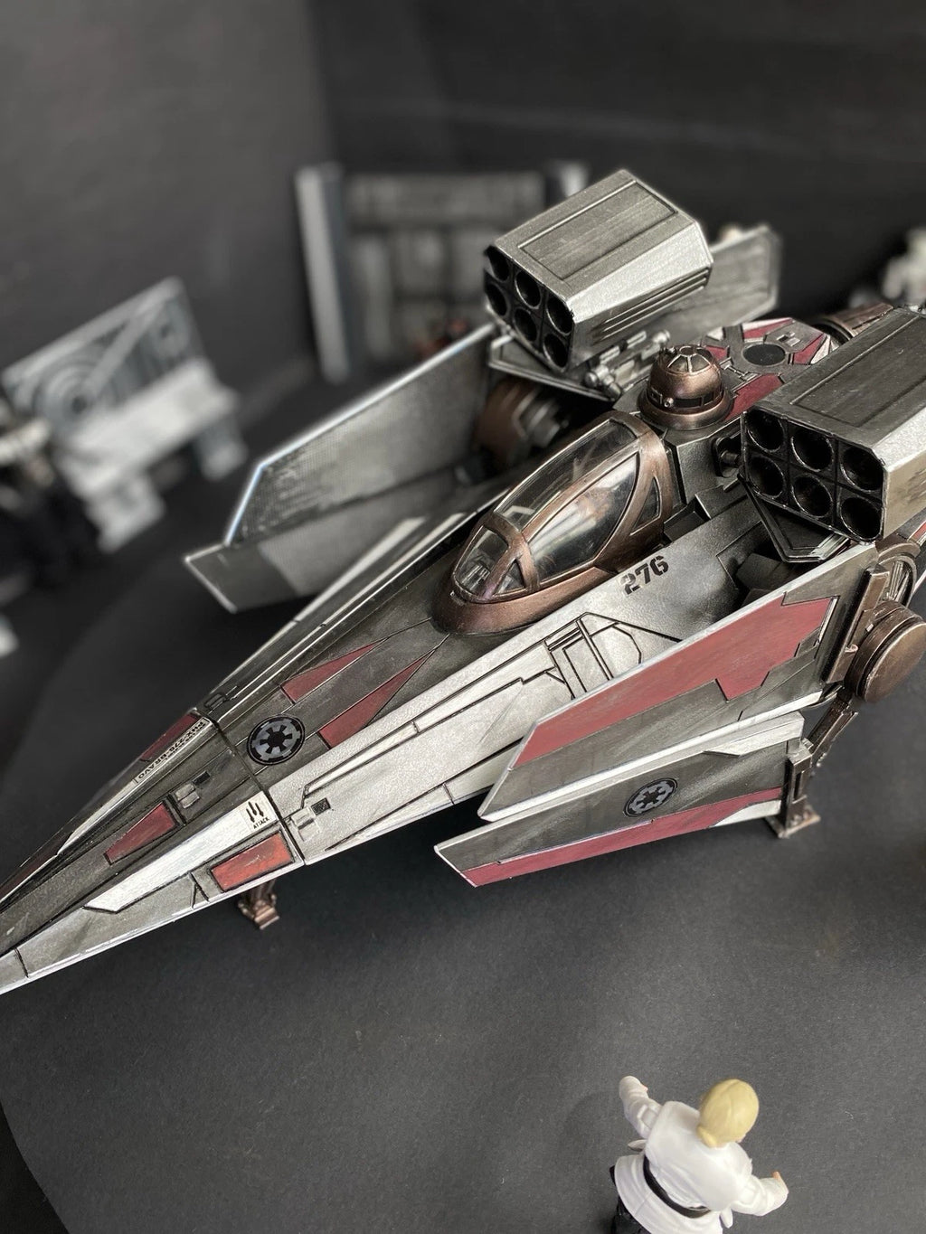 Andor Star Wars Hoth PHX-276 BRAVO V-Wing Interceptor Endor Sith Vintage Kenner