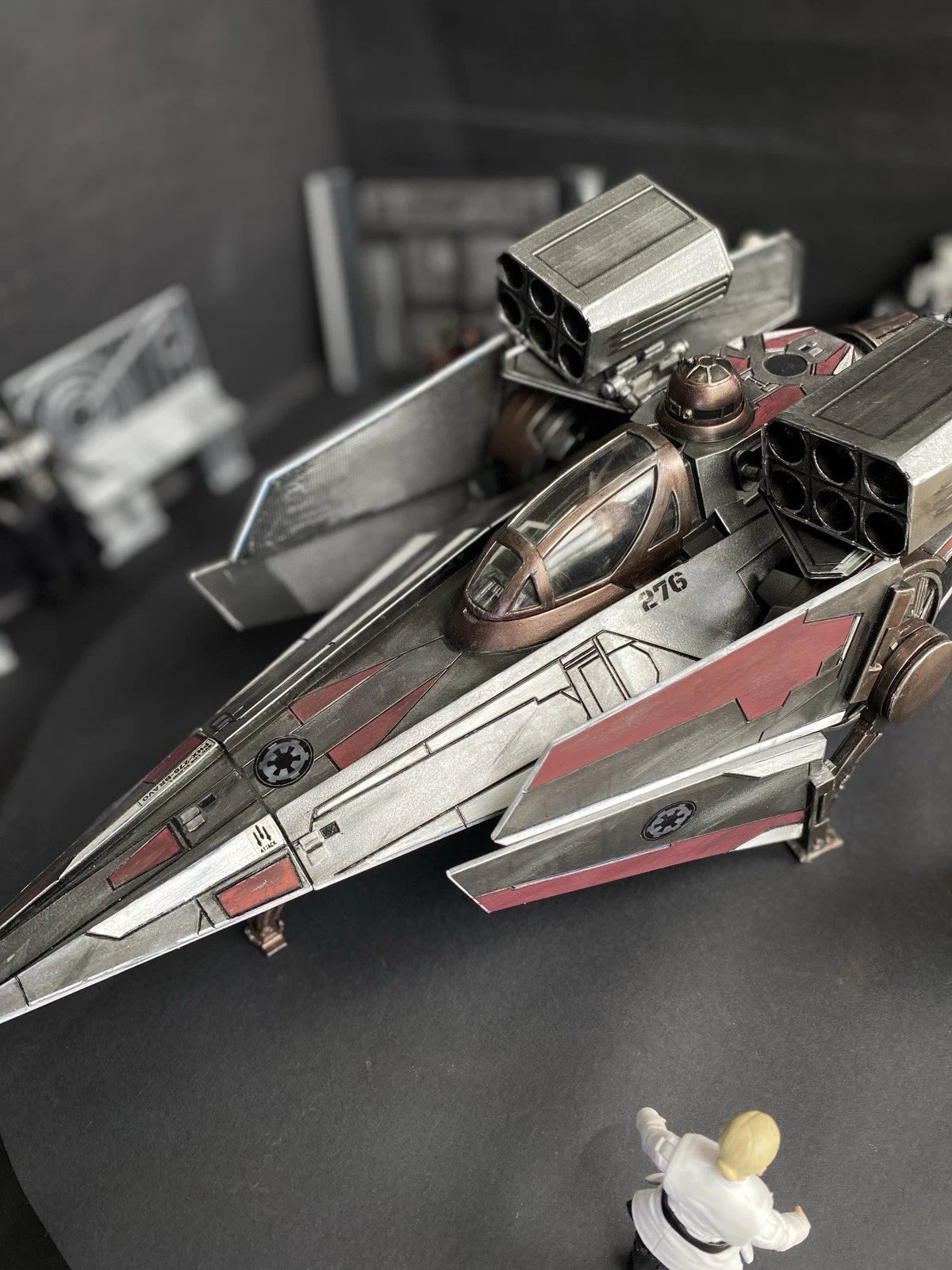 Andor Star Wars Hoth PHX-276 BRAVO V-Wing Interceptor Endor Sith Vintage Kenner