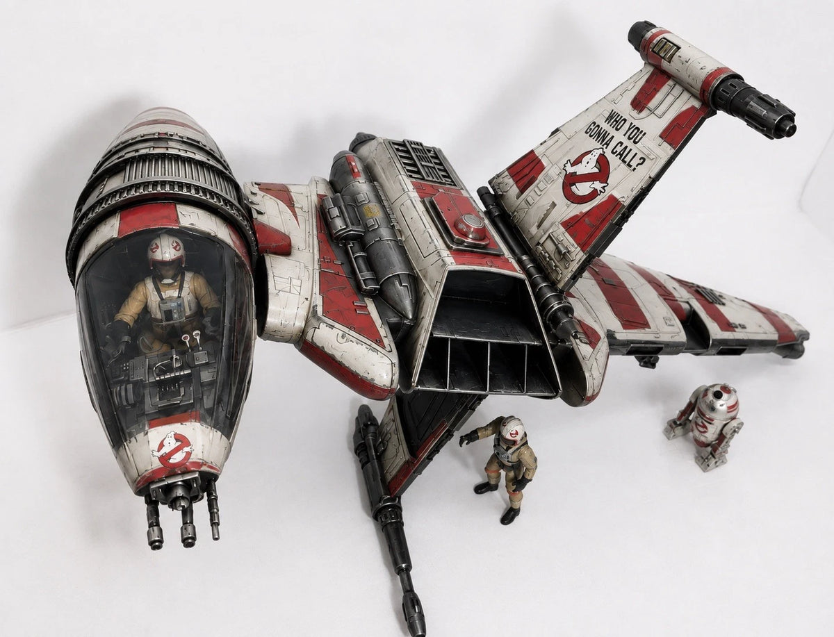 Ghostbusters Custom Vehicle Commission Ecto Repaint vintage Kenner Diorama