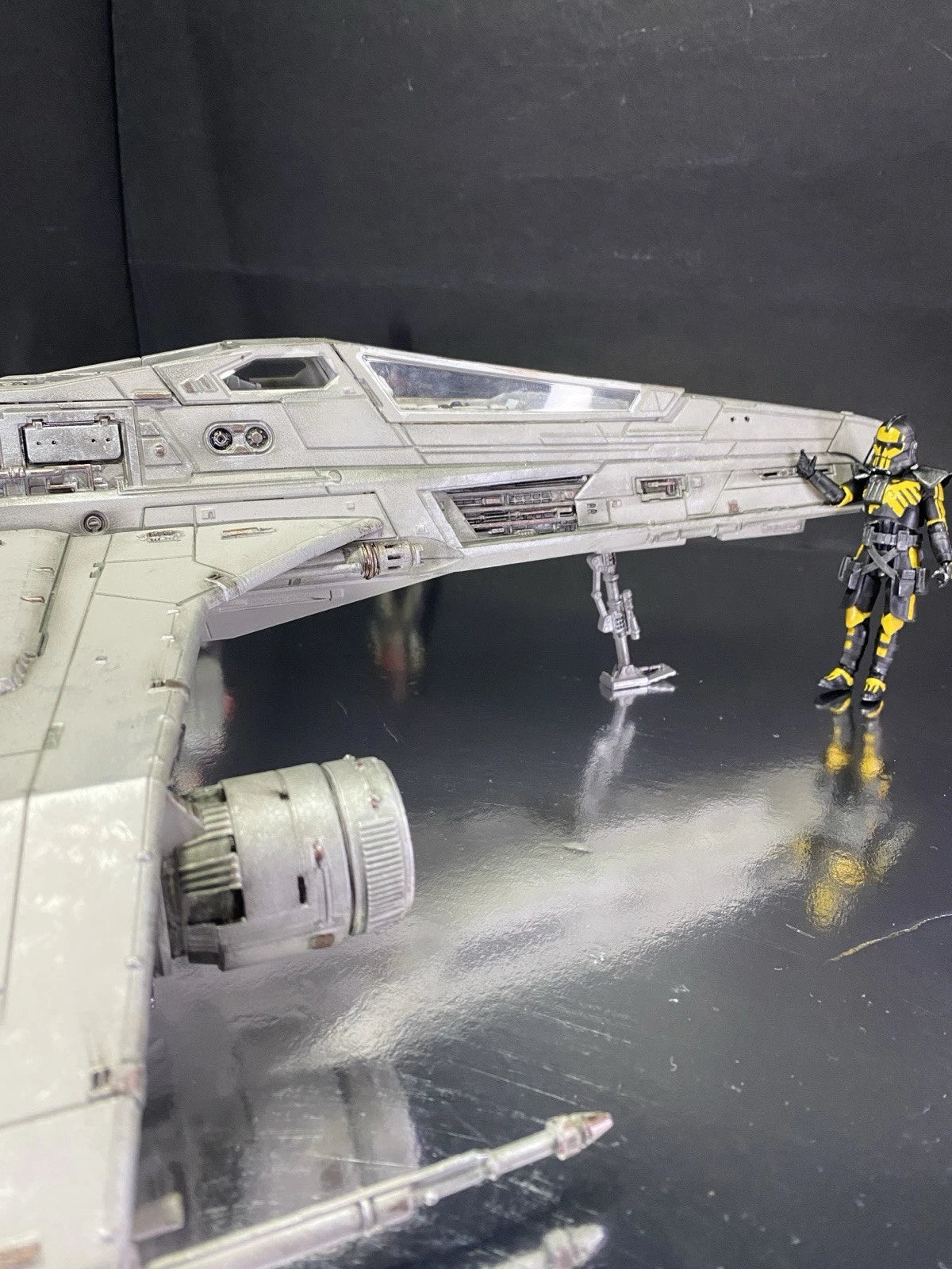 T-52 E-Wing Ghost Hound Imperial Interceptor Star Wars Andor Kenner Collectible