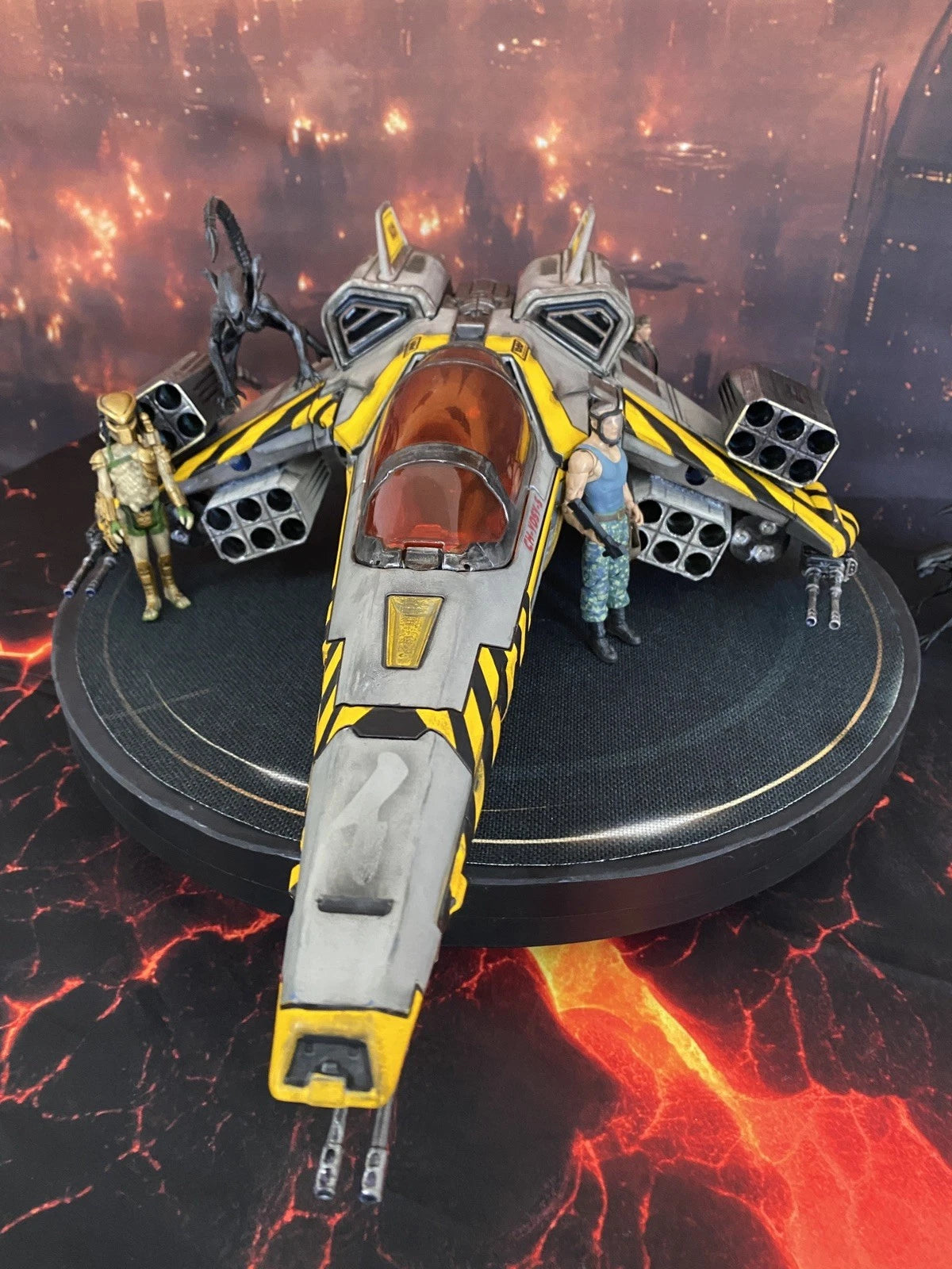 OCP Hellstreak Urban Suppression Interceptor LED Custom vintage RoboCop Display