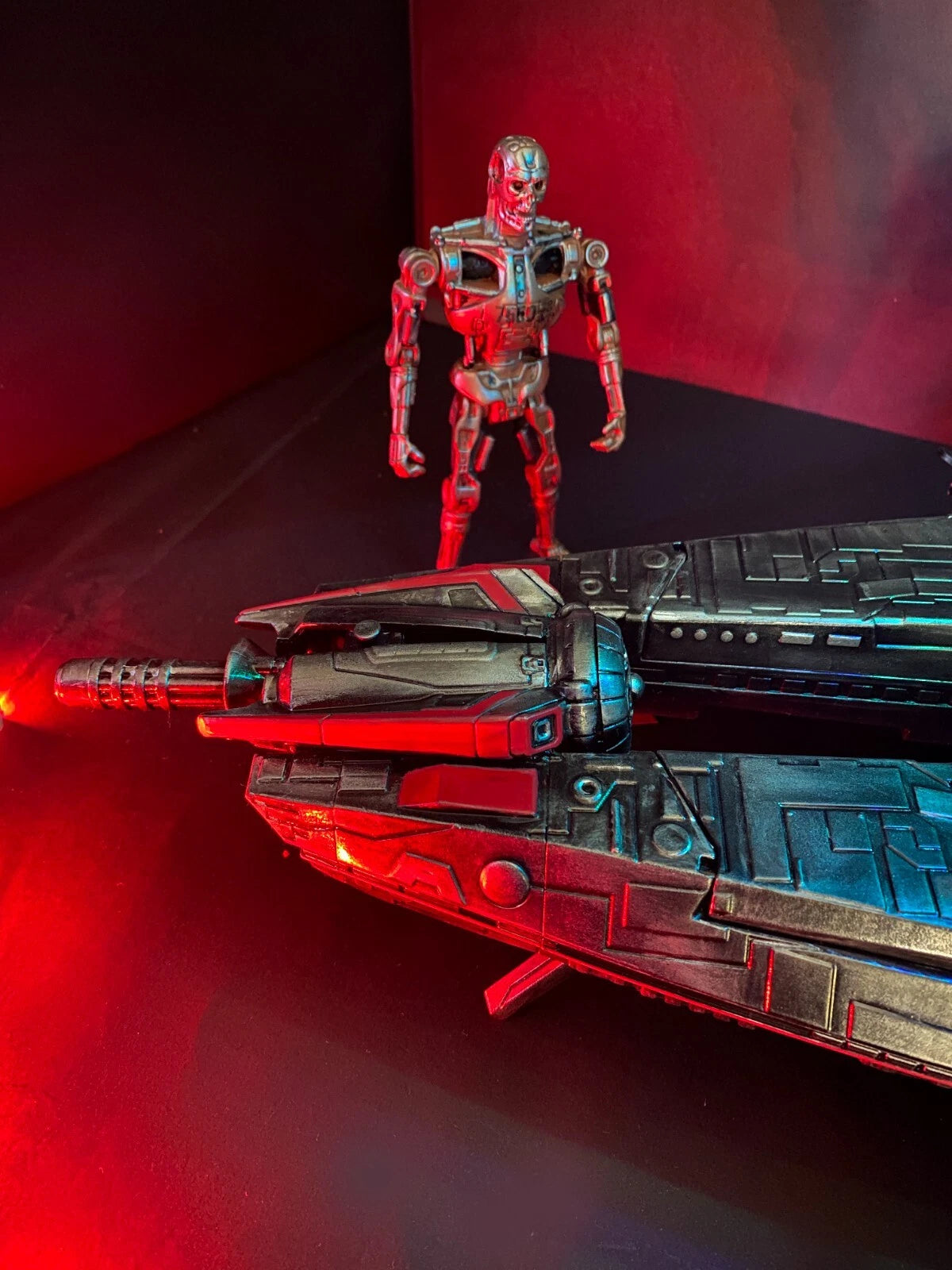 Terminator Hunter Killer Drone Skynet Cyberdyne T800 Rare Kenner Custom 57cm L - view 4