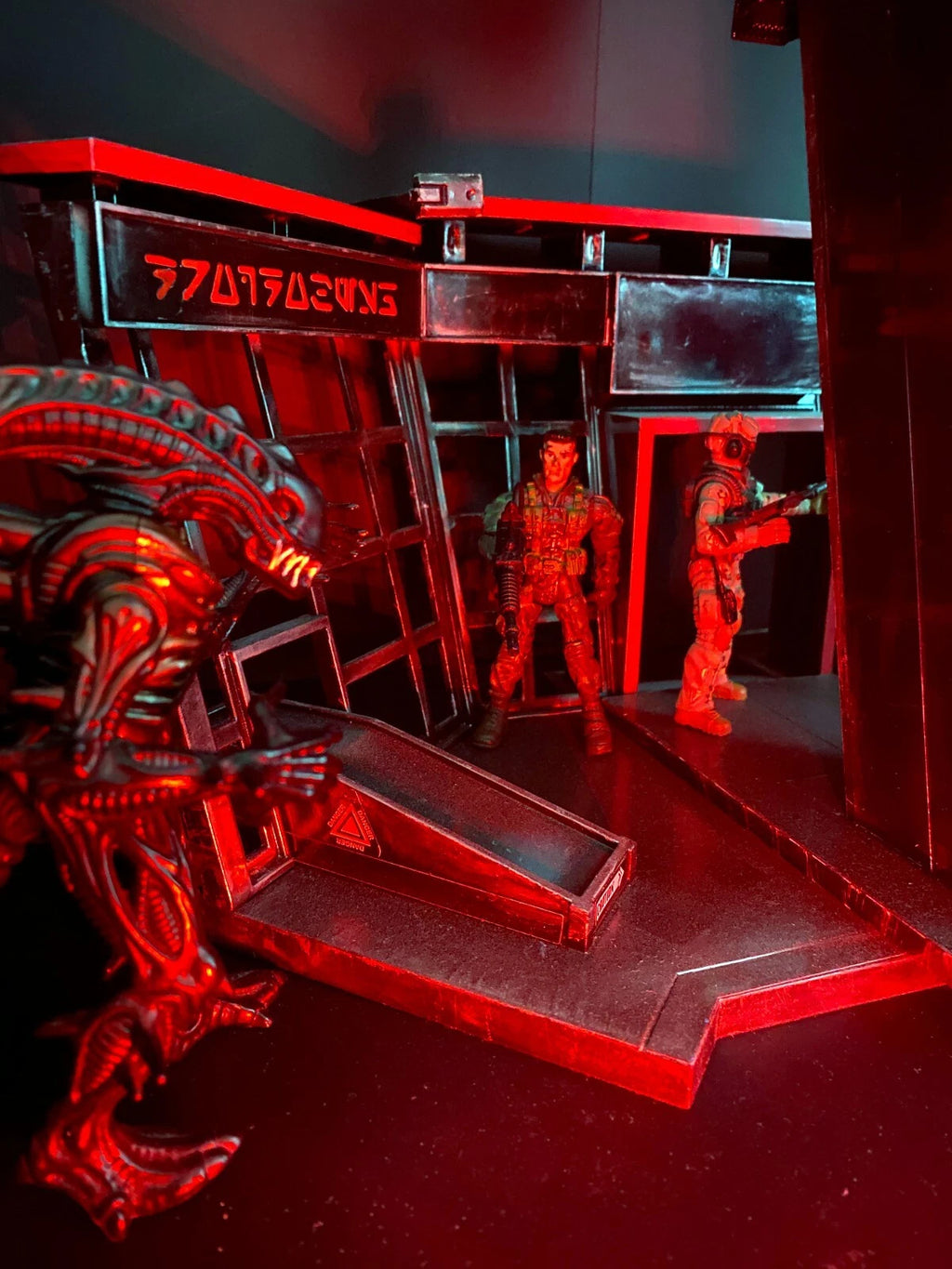 GI Joe Cobra Commander Snake Eyes Destro Custom Diorama Battle Base Collectible
