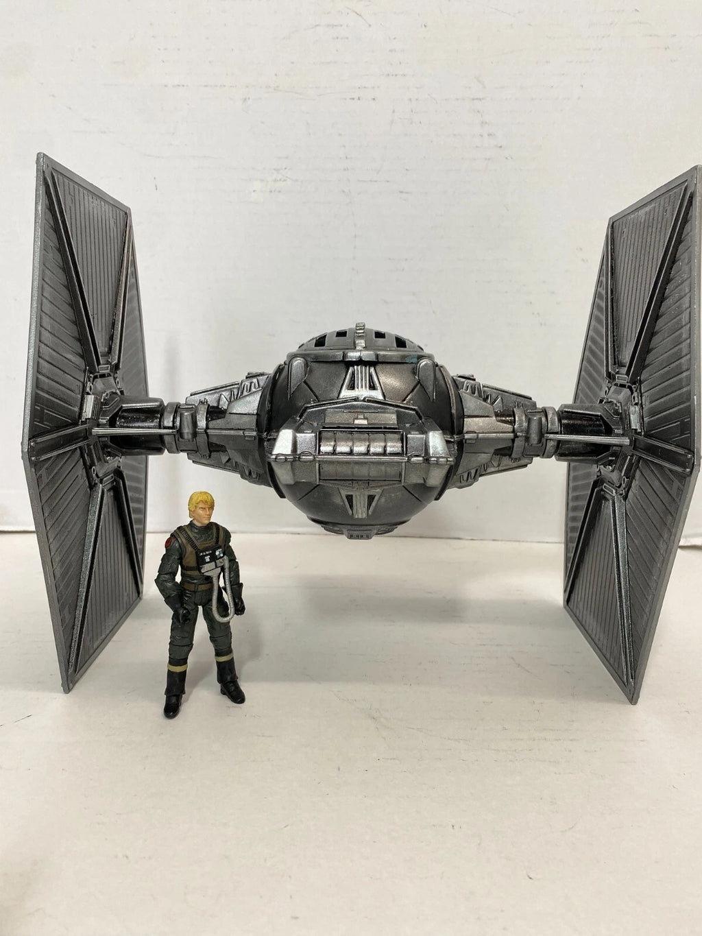 Andor Obsidian Reign Star Wars TIE Fighter Custom Vintage Kenner Black Series - view 16