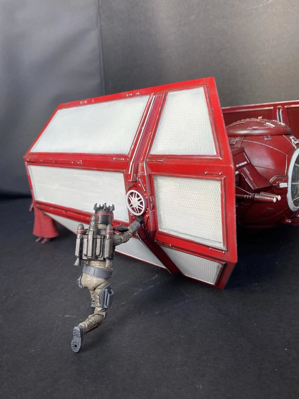 Star Wars TIE Fighter Custom Vintage Kenner Imperial Empire Sith ROTJ Collection