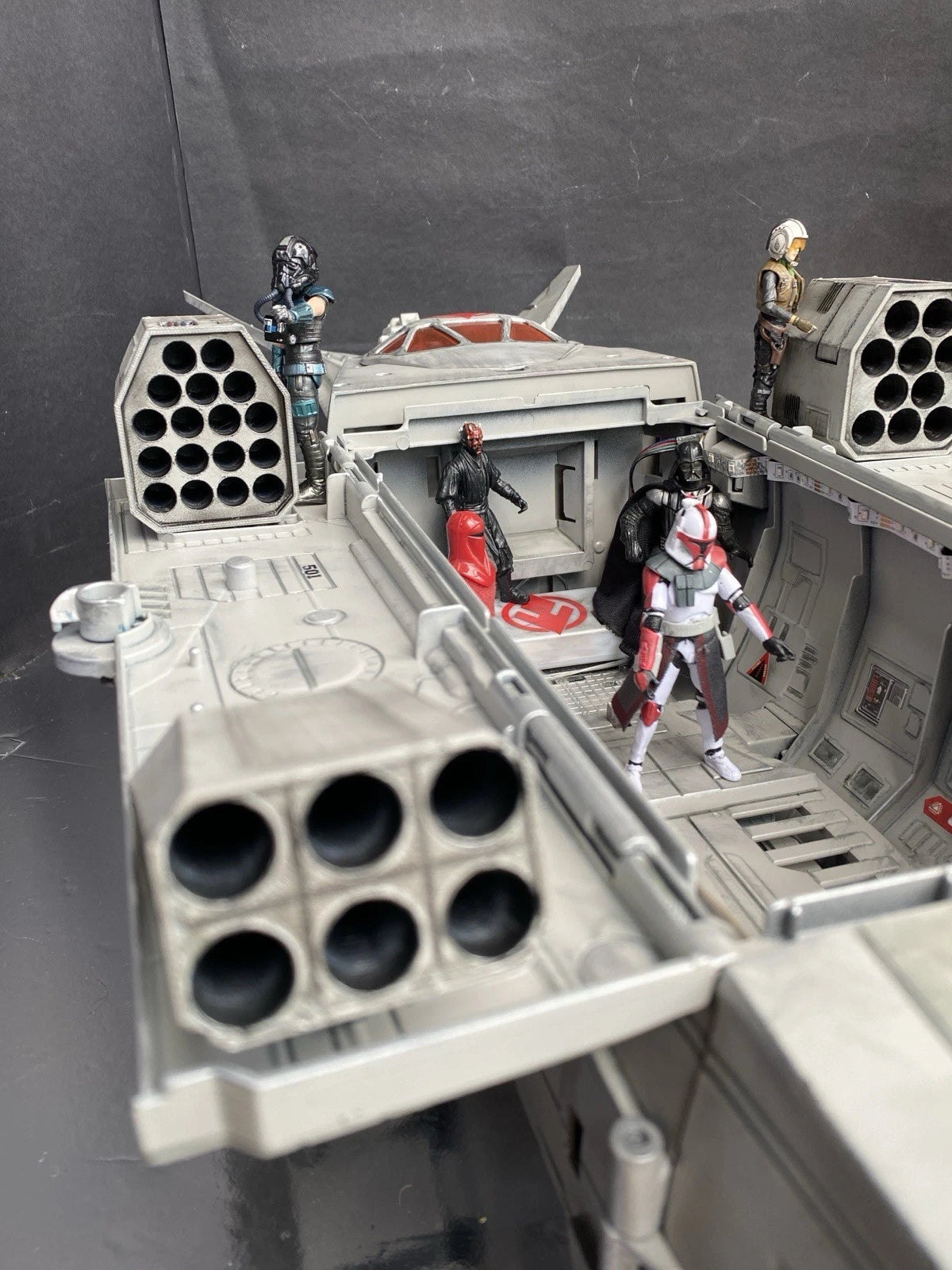 Dark Sentinel 501st Gunship Star Wars Andor Clone Wars Kenner Collectible