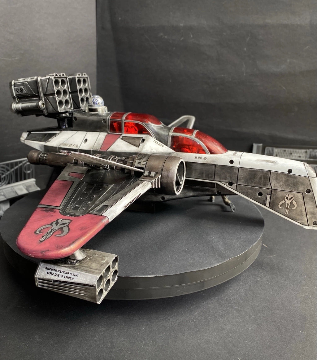 “Red Wraith” Mandalorian ARC 170 Starfighter Star Wars Andor Republic Vintage