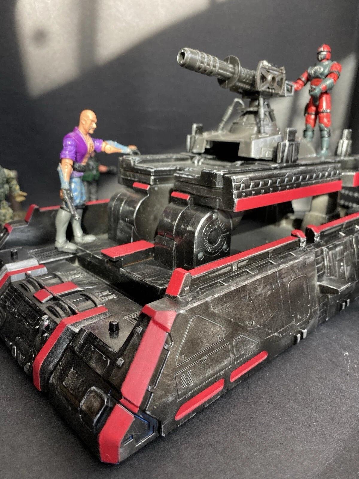 GI JOE COBRA Hover Tank Diorama 1:18 3.75 Inch Rare Collectible Vintage Custom