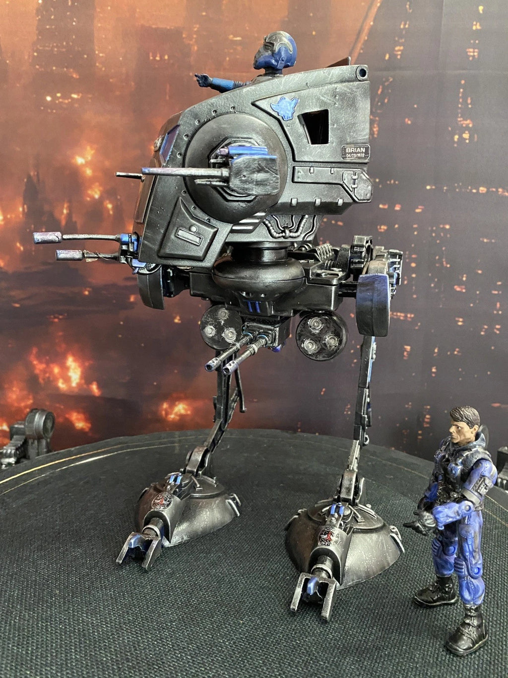 STAR WARS CUSTOM SHADOW TALON AT-ST COMMISSION HANDMADE VINTAGE KENNER COLLECTOR