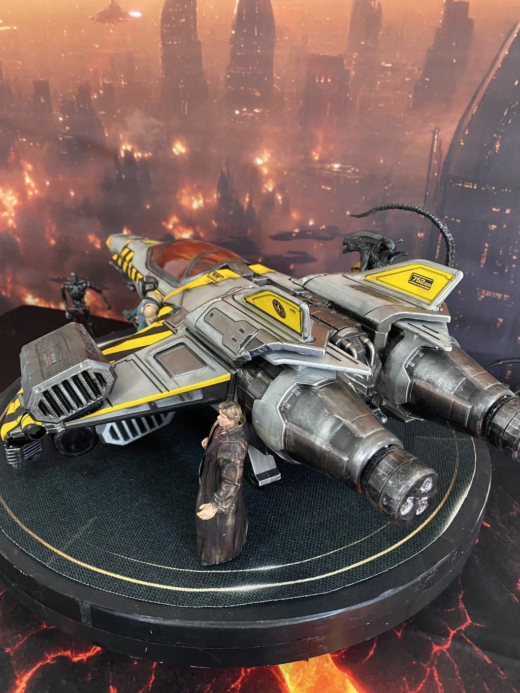 OCP Hellstreak Urban Suppression Interceptor LED Custom vintage RoboCop Display