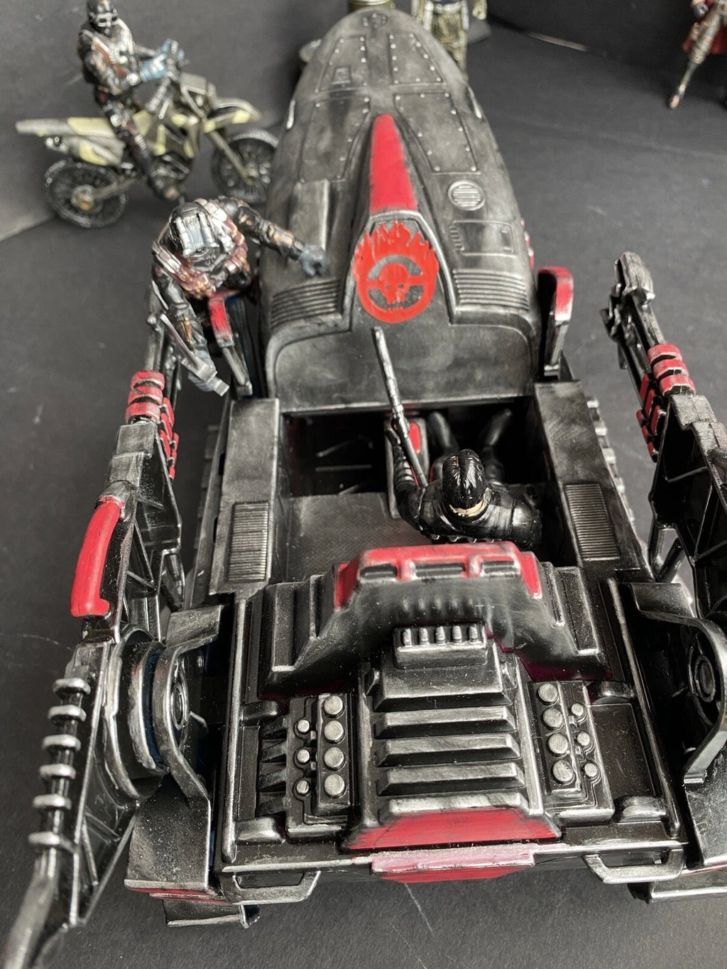 GI JOE COBRA DEVELOPMENTAL TERROR TANK 1:18 Rare Collectible Vintage Custom