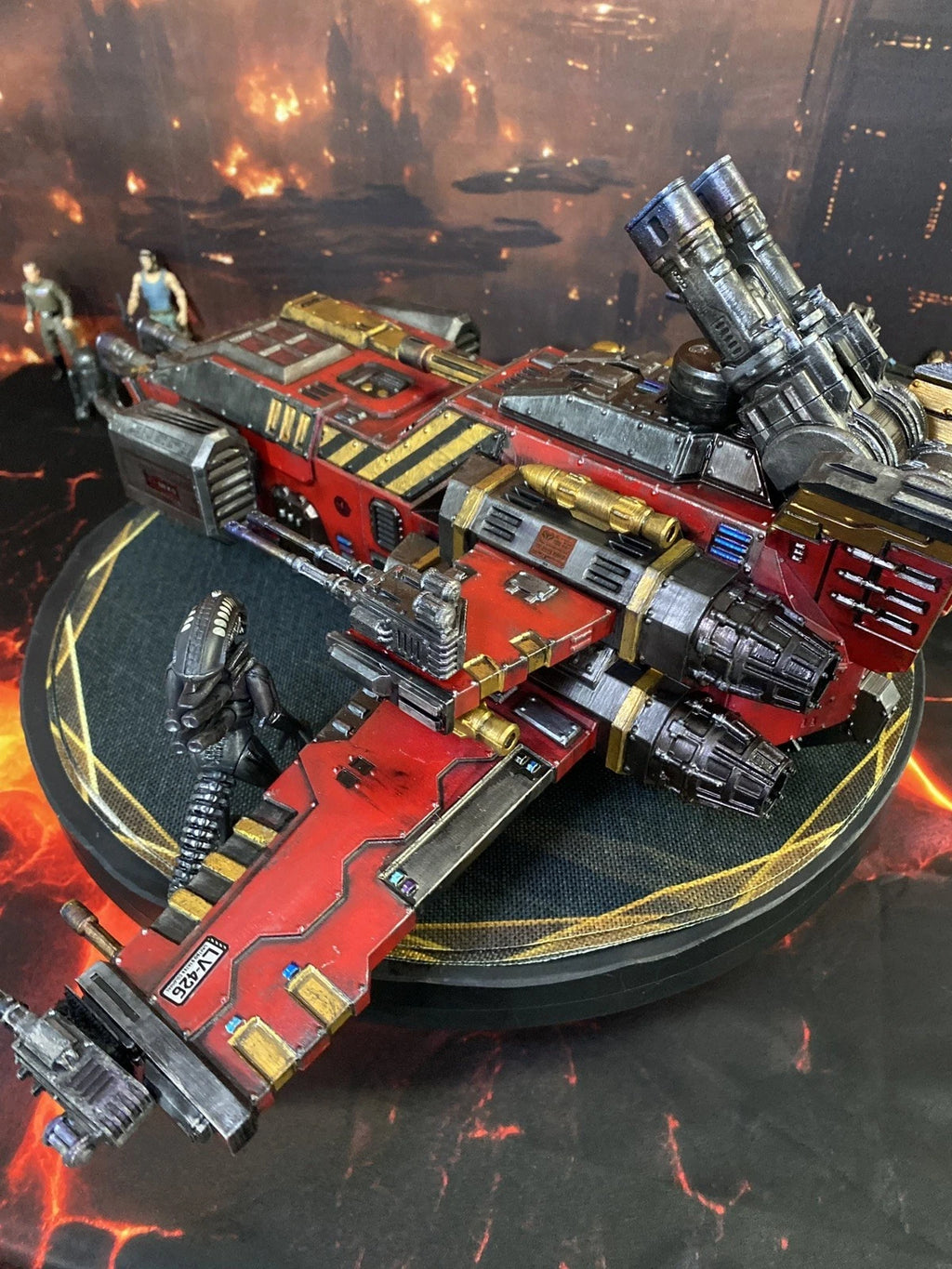 Aliens Predator WEYLAND-YUTANI “OBSIDIAN CLAUSE” GUNSHIP |  Romulus Earth Custom