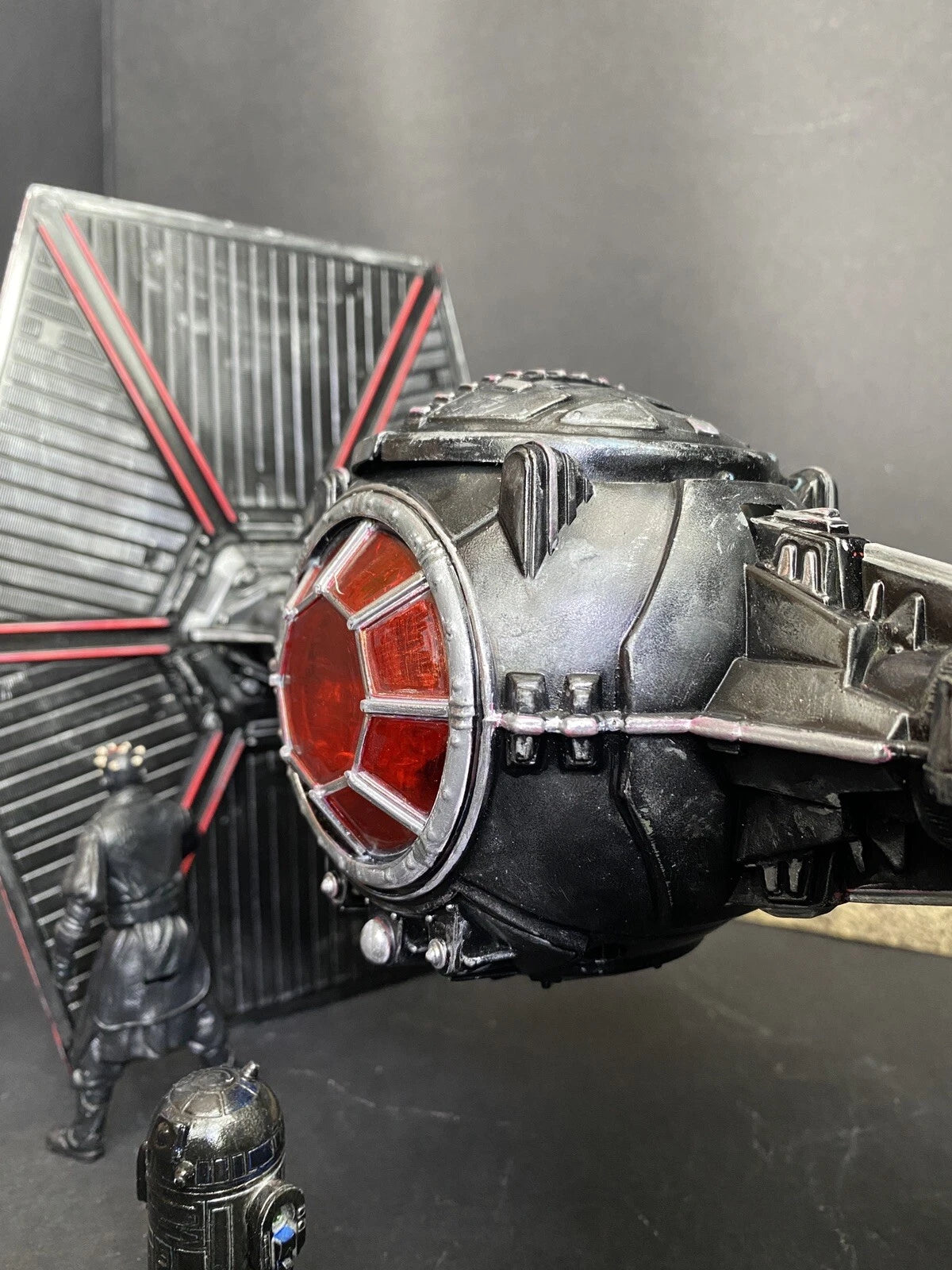 Star Wars Crimson Talon TIE Hunter | Custom Hand-Painted Imperial Tie  Fighter - view 12