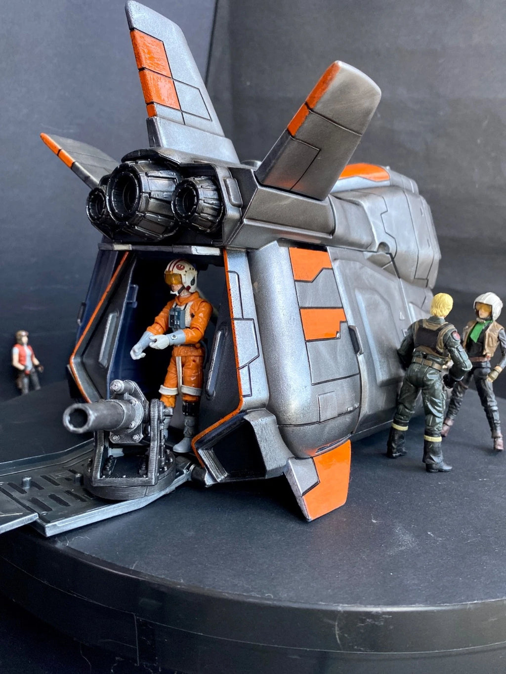 Star Wars Shuttle Gunship Transport Andor Rogue One Clone Wars vintage Custom