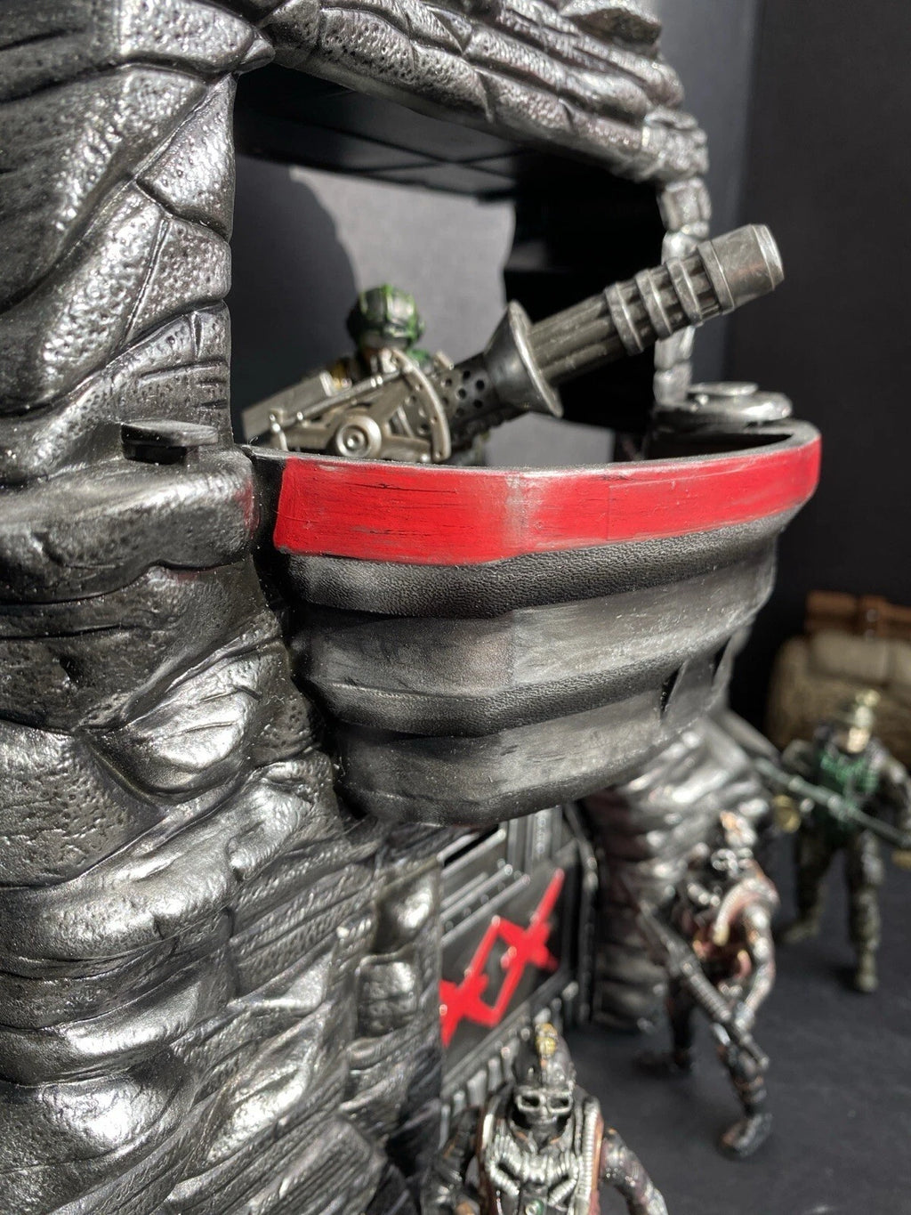 GI JOE COBRA DEVELOPMENTAL TERROR DOME Bunker Diorama Collectible Vintage