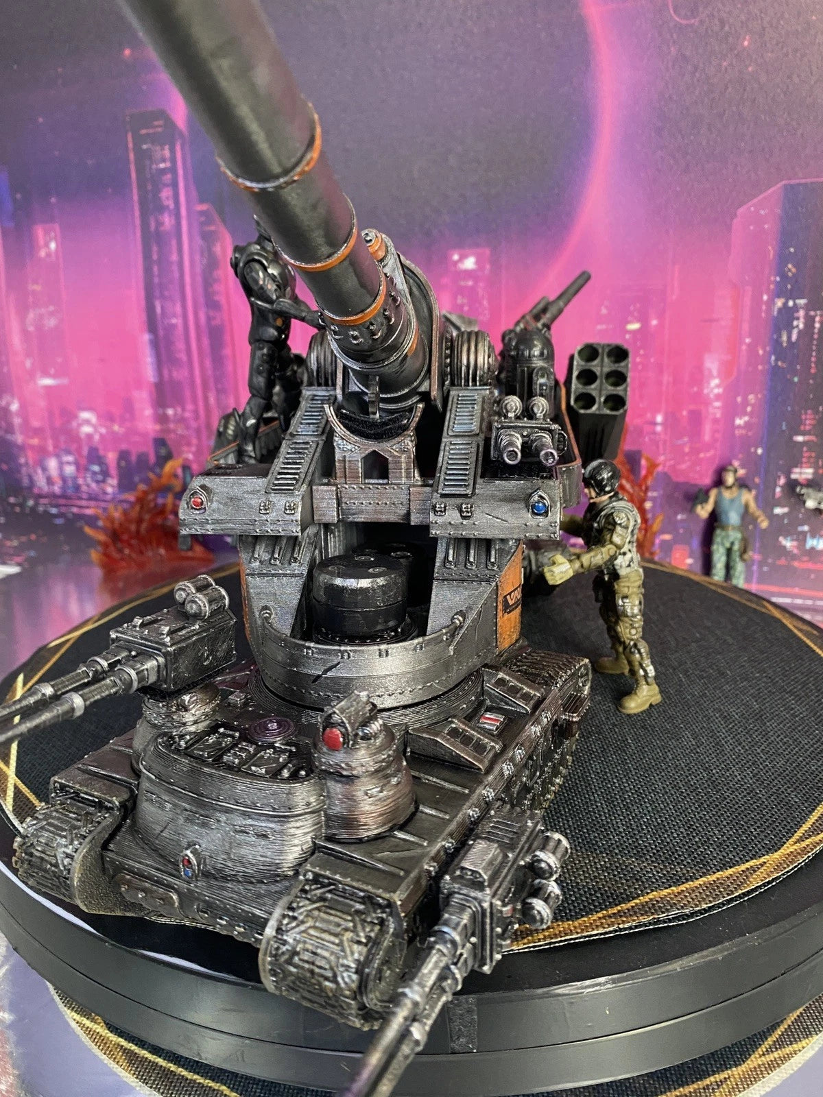 GI JOE ARCLIGHT “SIEGE MULE” Heavy Artillery kenner vintage Cobra collectible