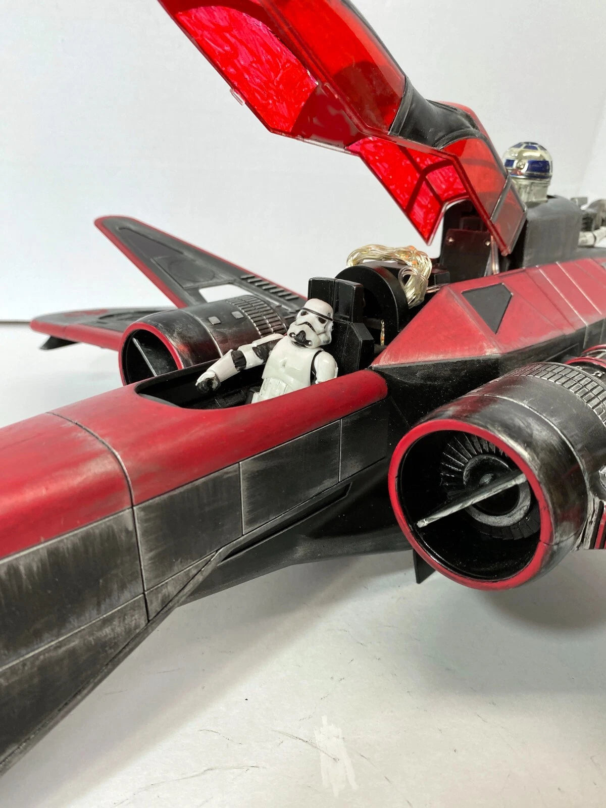 Star Wars Mandalorian Death watch Gunship Empire Vintage Kenner Black series - view 14