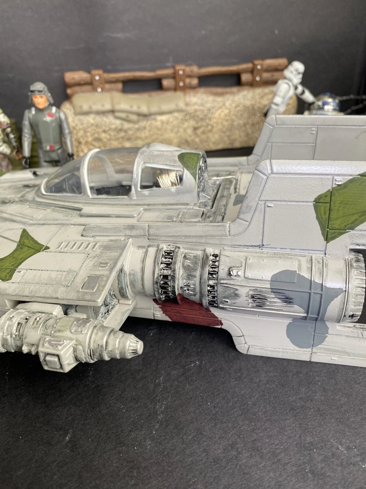 A-Wing “Hunter’s Fang” –  Rebel Interceptor Kashyyyk Camo Starfighter Star Wars - view 19