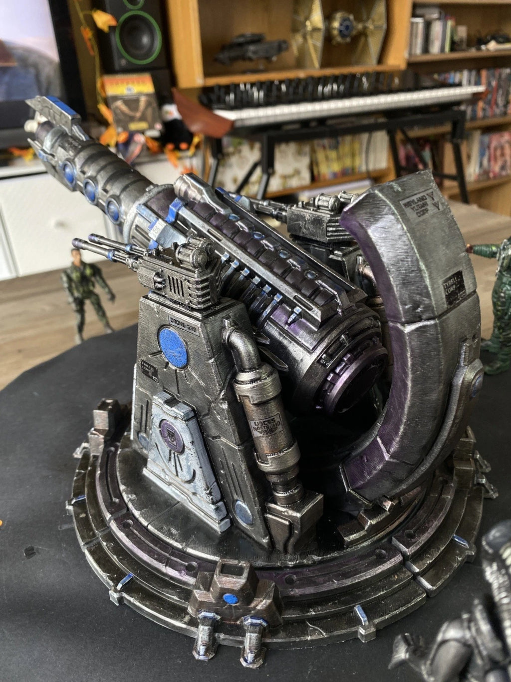Bastion Sigma-9 Siege Cannon Emplacement | Warhammer 40K Custom Display Terrain