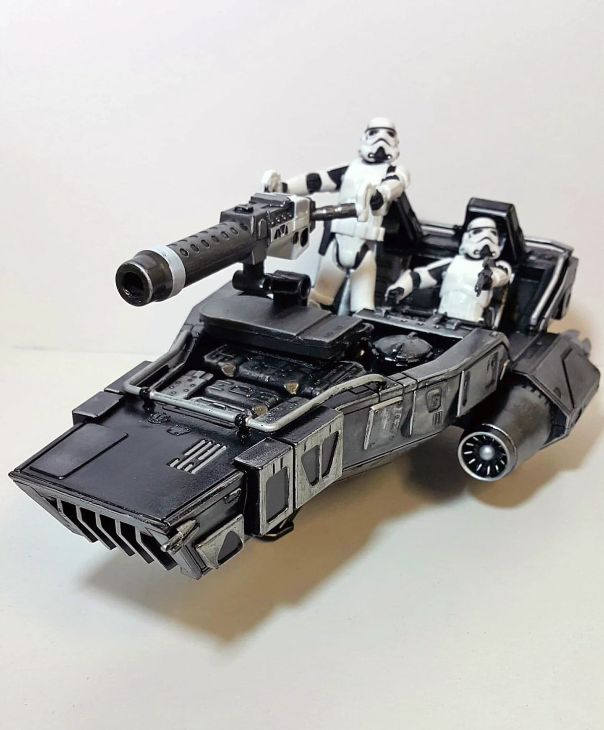 Imperial “Night Lance” Assault Speeder – Hand-Painted Star Wars vintage Custom - view 3