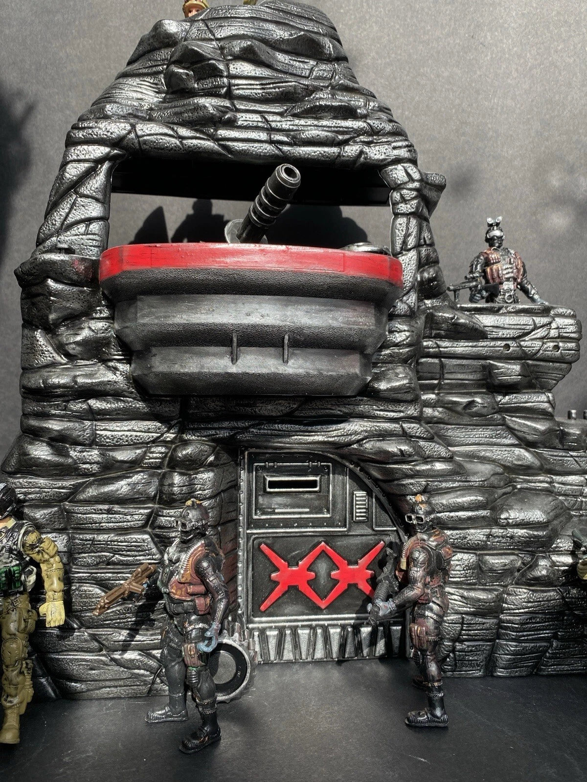 GI JOE COBRA DEVELOPMENTAL TERROR DOME Bunker Diorama Collectible Vintage