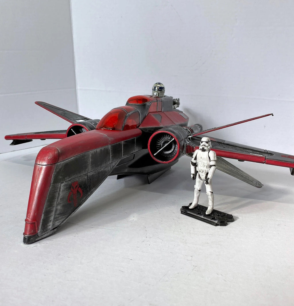 Star Wars Mandalorian Death watch Gunship Empire Vintage Kenner Black series - view 3