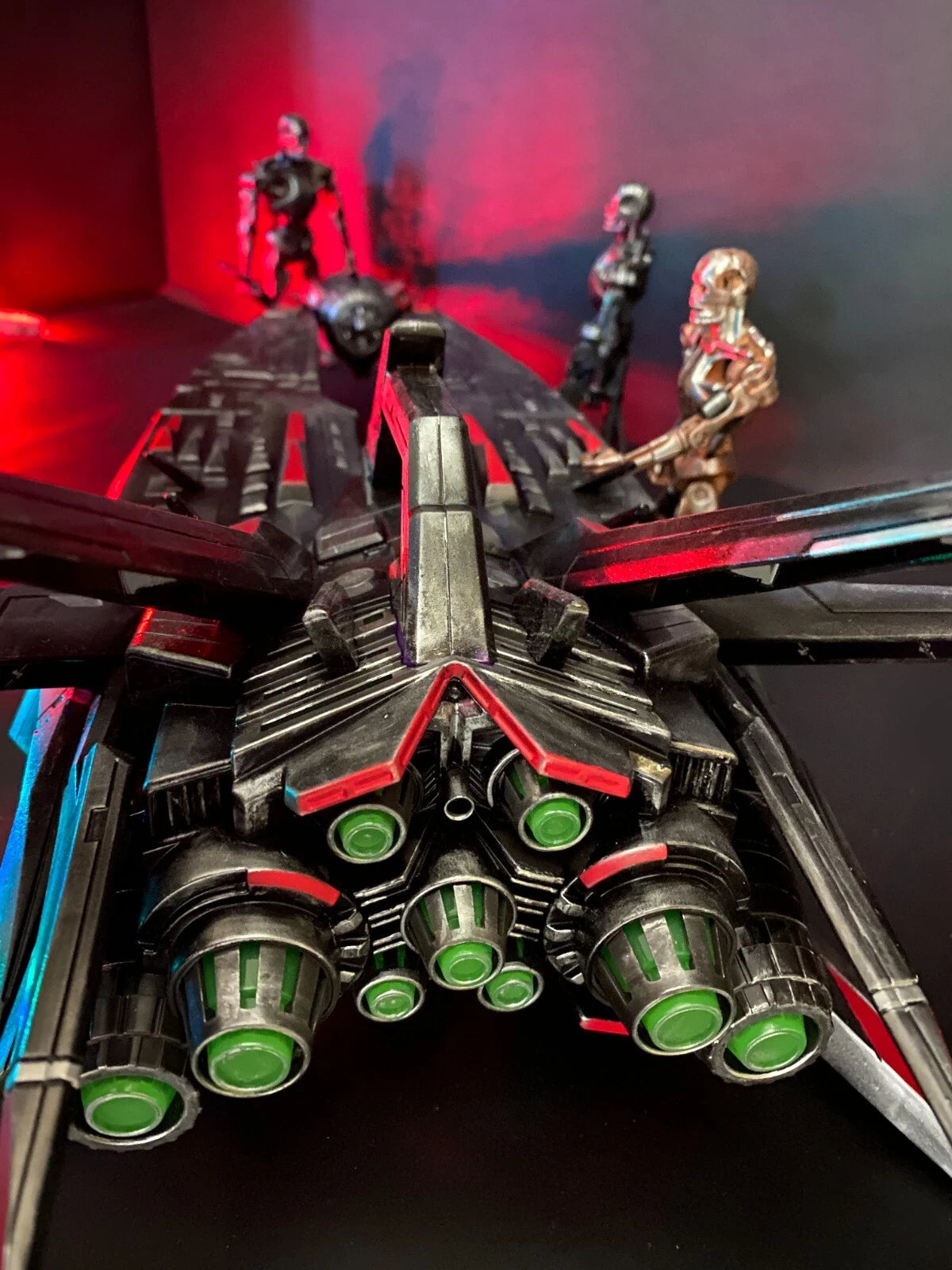 Terminator Hunter Killer Drone Skynet Cyberdyne T800 Rare Kenner Custom 57cm L - view 15