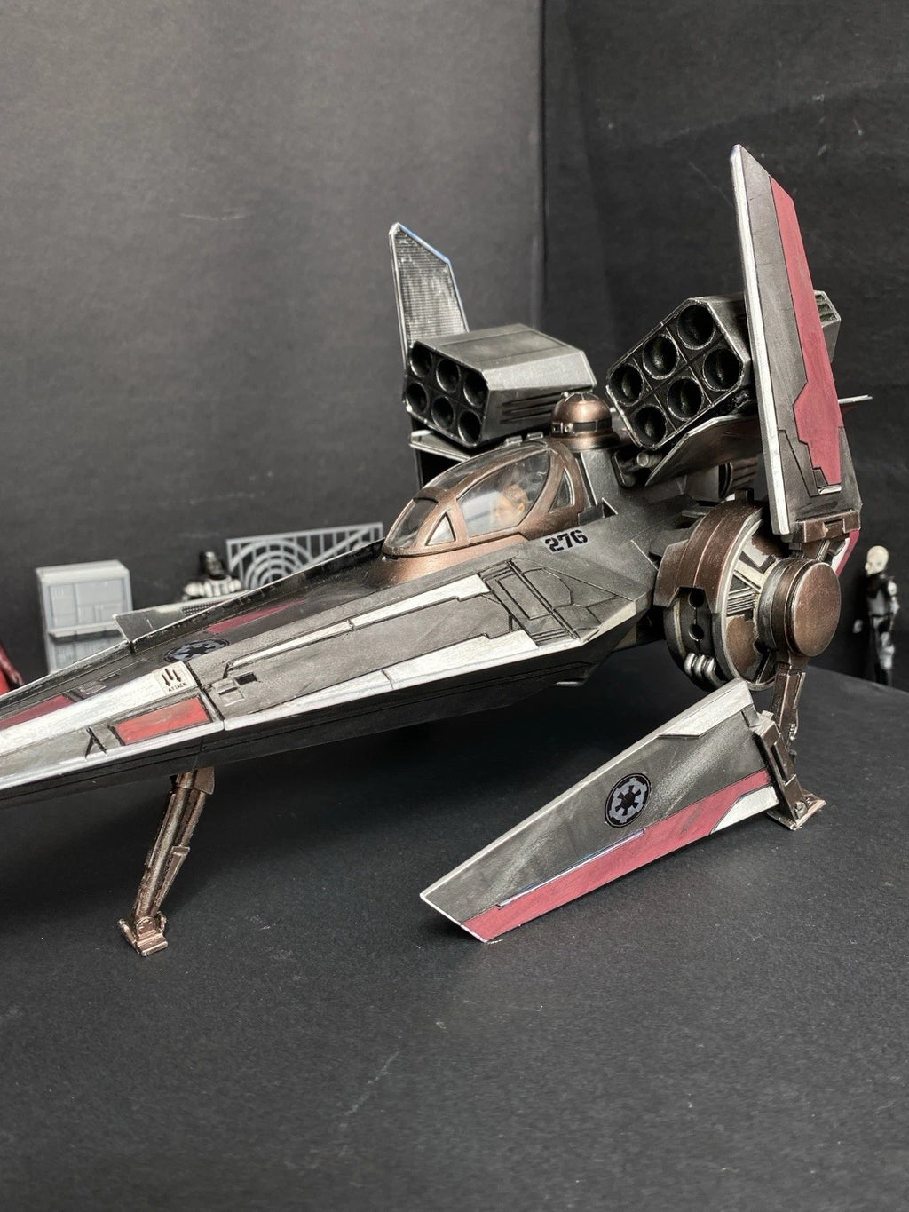 Andor Star Wars Hoth PHX-276 BRAVO V-Wing Interceptor Endor Sith Vintage Kenner