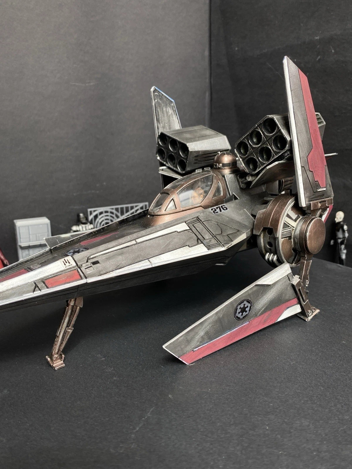 Andor Star Wars Hoth PHX-276 BRAVO V-Wing Interceptor Endor Sith Vintage Kenner