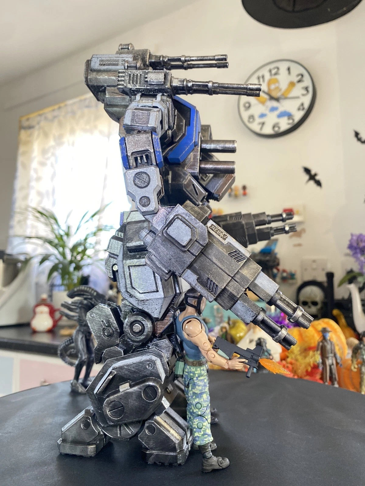 Eagle-76 “Block Judge” Urban Pacifier Custom Hand-Painted Judge Dredd Mega-City